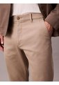 Pantalón Beige Chino Slim De Tejido Elástico Calvin Klein de Calvin Klein