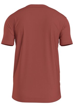 Camiseta Slim Con Monograma Café Calvin Klein