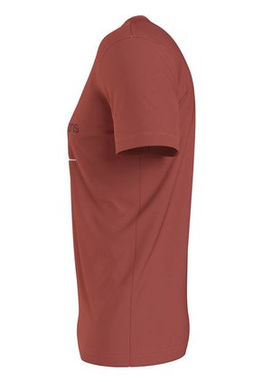 Camiseta Slim Con Monograma Café Calvin Klein