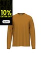 Camiseta Marrón Manga Larga De Algodón Supima Interlock Calvin Klein de Calvin Klein