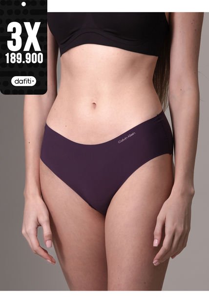 Pantie Morado Hipster - Invisible En Microfibra Calvin Klein