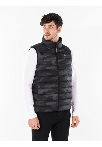 Chaleco Negro Con Cierre De Cremallera Para Hombre Calvin Klein Calvin Klein