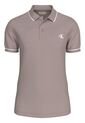 Polo Rosado Slim Con Ribete En Contraste Calvin Klein de Calvin Klein