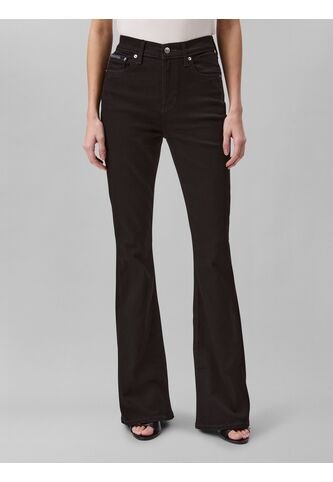Jeans Negro De Corte Acampanado Con Talle Alto Calvin Klein Calvin Klein