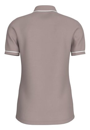 Polo Rosado Slim Con Ribete En Contraste Calvin Klein