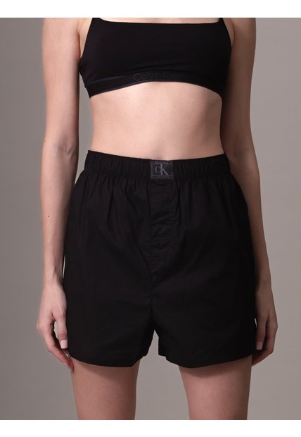 Boxer Negro Negro Woven - 1996 Fashion Lounge Calvin Klein