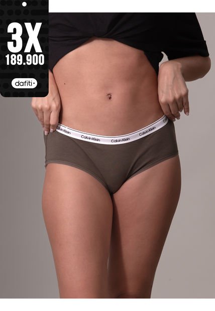 Pantie Chocolate Hipster - Modern Logo Calvin Klein