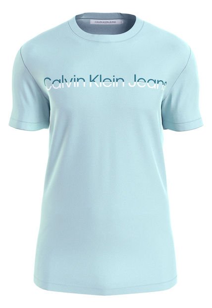 Camiseta Slim Con Logo Institutional Calvin Klein