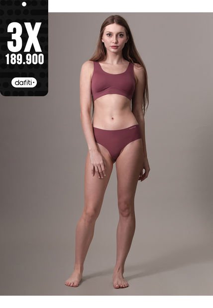 Braguita Rosada Hipster - Invisible Calvin Klein