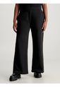 Pantalón Negro De Chándal Holgado De Felpa De Algodón Calvin Klein de Calvin Klein