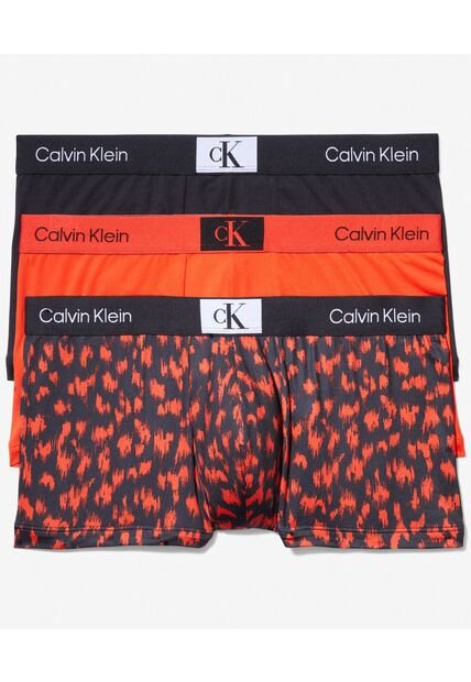 Paquete Multicolor De 3 Bóxers Low Rise Trunk Calvin Klein