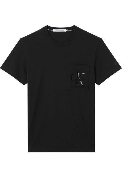 Camiseta Con Logo En El Bolsillo Calvin Klein