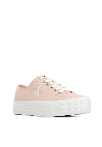 Tenis Con Plataforma Mujer Rosa Calvin Klein