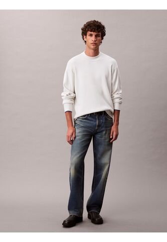 Saco Beige De Tejido Boxy En Punto Técnico Con Cuello Semi Alto Calvin Klein Calvin Klein