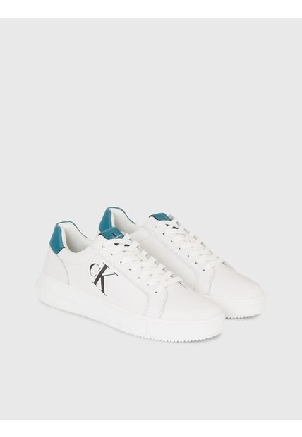 Tenis Blancos Cuero Para Hombre Calvin Klein