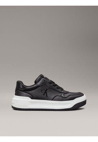 Tenis Negro Low Cut Con Cordones Para Niñas Calvin Klein Calvin Klein