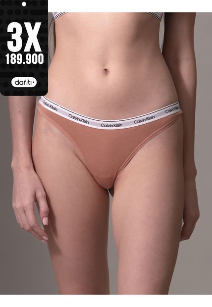 Tanga Dorado - Modern Logo Calvin Klein