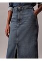 Falda Azul Denim Con Efecto Teñido Carpenter Calvin Klein de Calvin Klein