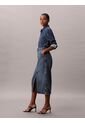 Falda Azul Denim Con Efecto Teñido Carpenter Calvin Klein de Calvin Klein