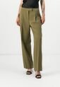 Pantalón Verde Recto De Sarga Tailored Calvin Klein de Calvin Klein