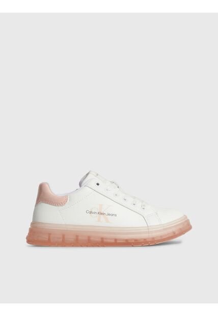 Tenis Con Cordones Niña Blanco Calvin Klein