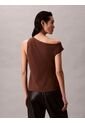 Top Café Asimétrico De Crepé Calvin Klein de Calvin Klein