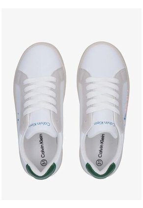 Tenis Multicolor De Corte Bajo Con Cordones Calvin Klein