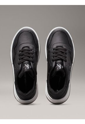 Tenis Negro Low Cut Con Cordones Para Niñas Calvin Klein