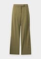 Pantalón Verde Recto De Sarga Tailored Calvin Klein de Calvin Klein