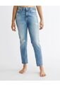 Jean Azul Mom Desgastados Para Mujer Calvin Klein de Calvin Klein
