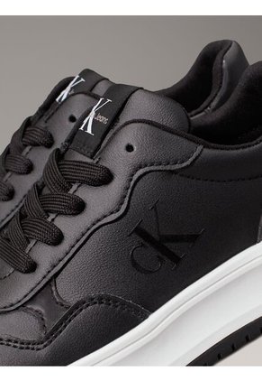 Tenis Negro Low Cut Con Cordones Para Niñas Calvin Klein