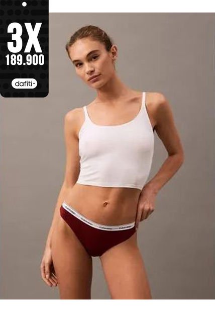Pantie Bikini En Algodón Clásicas - Modern Logo Calvin Klein