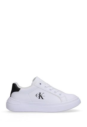 Tenis Blanco De Corte Bajo Con Cordones Calvin Klein
