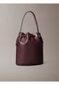 Bolso Marrón Saco Con Logo Monograma Grabado Calvin Klein de Calvin Klein