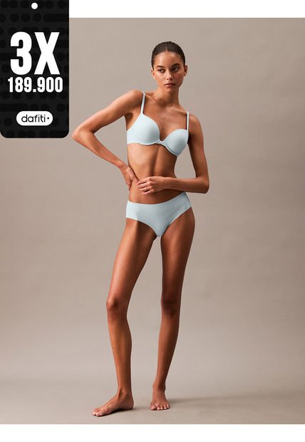 Pantie Verde Tipo Hipster - Invisible Calvin Klein