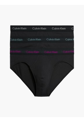 Pack De 3 Calzoncillos Hip Brief Negro Calvin Klein