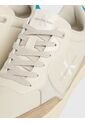 Tenis Beige De Cuero Con Logo Lateral Calvin Klein de Calvin Klein