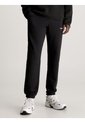 Pantalón Negro De Chándal De Felpa De Algodón Calvin Klein de Calvin Klein