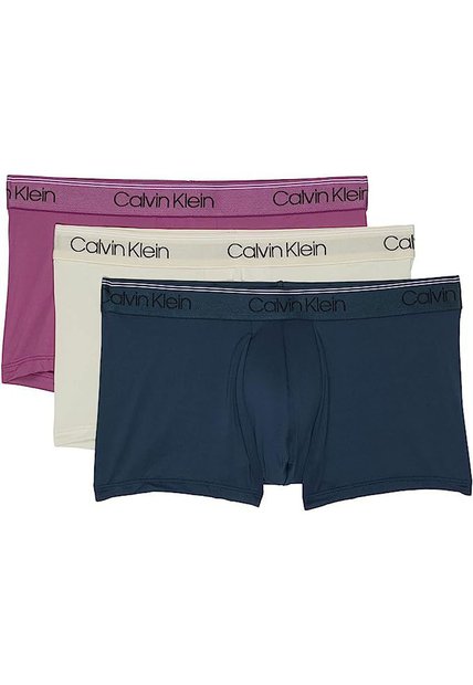 Paquete De 3 Bóxer Tiro Bajo Hombre  Calvin Klein