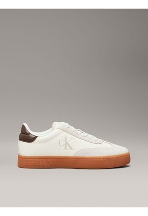 Tenis Blanco Classic De Cuero Calvin Klein