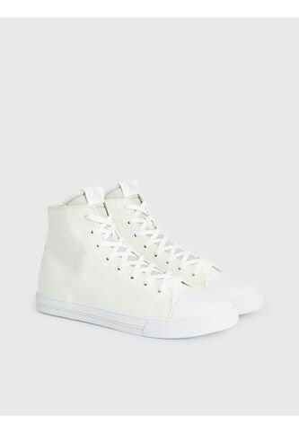 Tenis Blanco Corte Alto Vulcanizados Para Hombre Calvin Klein Calvin Klein
