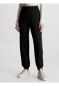 Pantalón De Chándal De Algodón Mujer Negro Calvin Klein de Calvin Klein