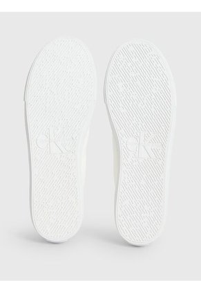 Tenis Blanco Corte Alto Vulcanizados Para Hombre Calvin Klein