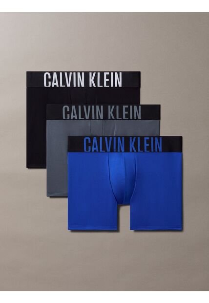 Pack Multicolor De 3 Bóxers Largos - Intense Power Calvin Klein