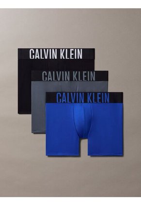 Pack Multicolor De 3 Bóxers Largos - Intense Power Calvin Klein
