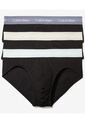 Pack Negros De 3 Calzoncillos En Algodón Calvin Klein de Calvin Klein