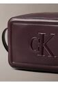 Bolso Marrón Cruzado Con Logo Monograma Grabado Calvin Klein de Calvin Klein