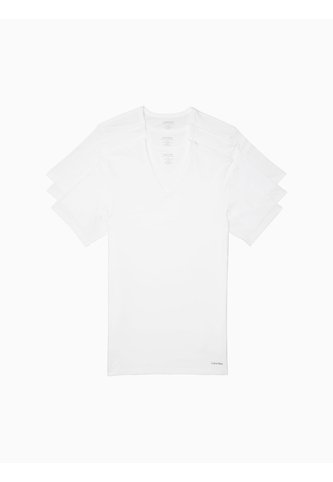 Paquete De 3 Camisetas Blancas Slim Con Cuello V Calvin Klein Calvin Klein