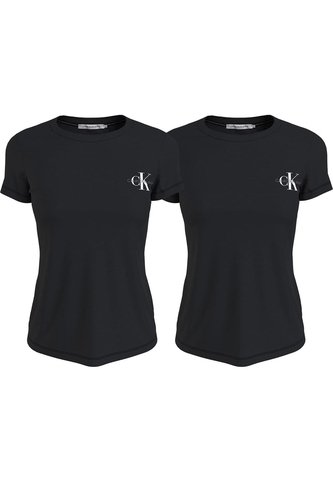 Paquete De 2 Camiseta De Corte Slim Y Diseño De Mo Calvin Klein Calvin Klein