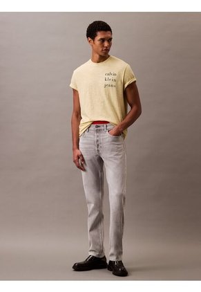 Camiseta Amarilla Classic Crewneck Calvin Klein